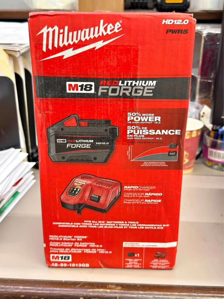 Milwaukee M18 Starter Kit w/ 12.0Ah Battery & Charger