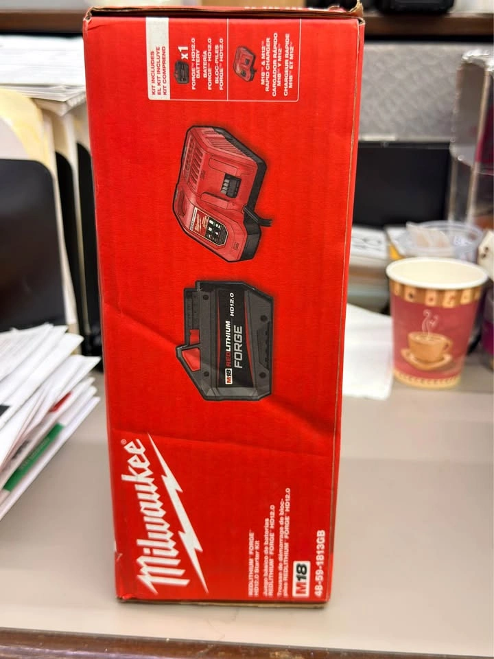 Milwaukee M18 Starter Kit w/ 12.0Ah Battery & Charger - photo 2
