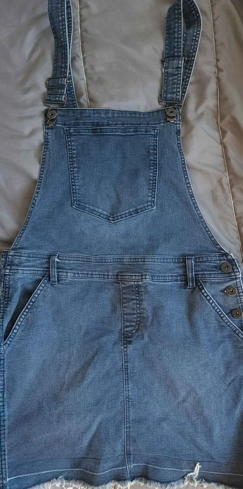 Y2K Denim Overalls + Dress Duo - EightyTwo + Jeaniologie - Sizes - photo 4