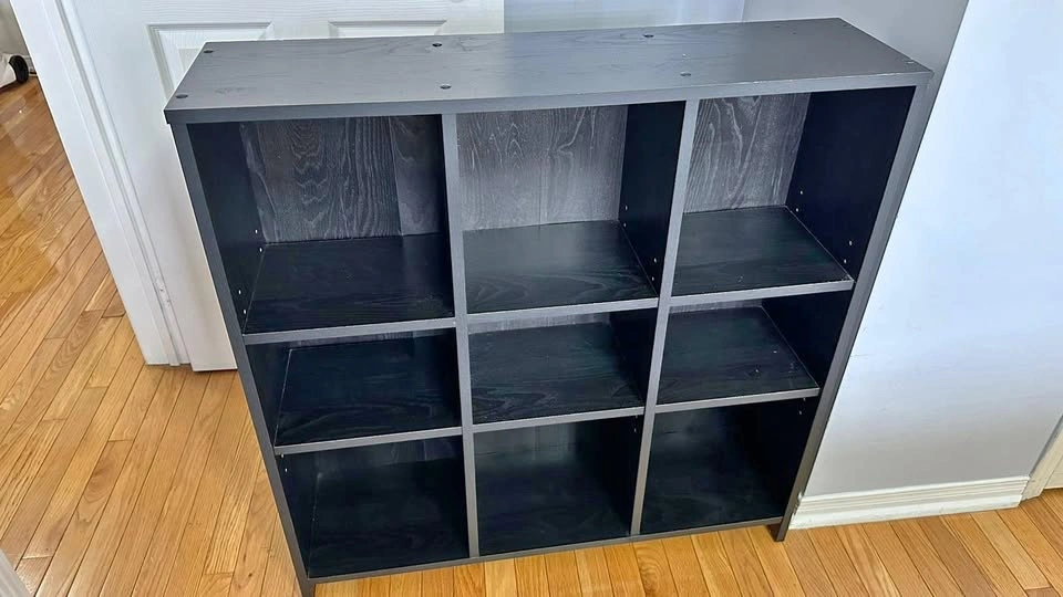 9-Cube Storage Organizer / Bookshelf - Black