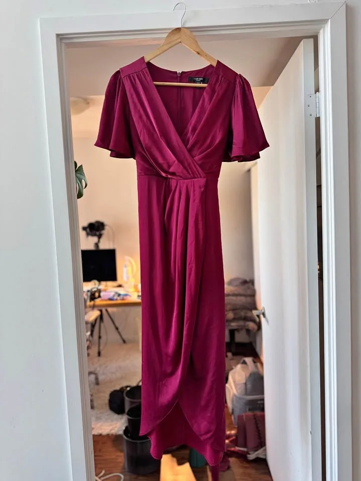 Fall Blackcurrant Dress thumbnail