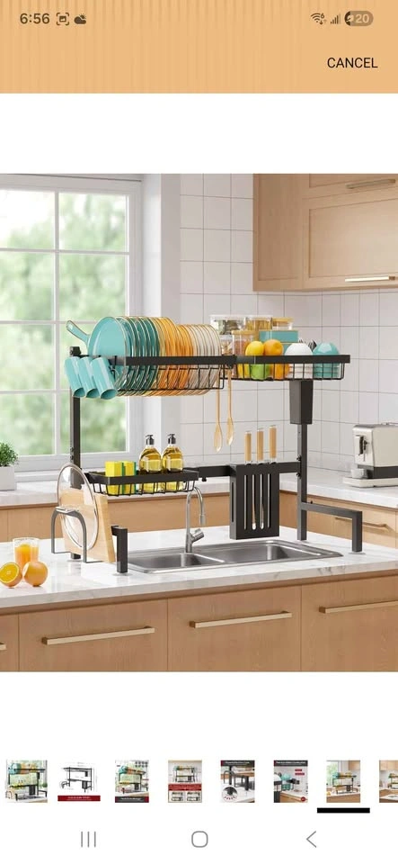 Over Sink Dish Drainer Drying Rack - photo 4
