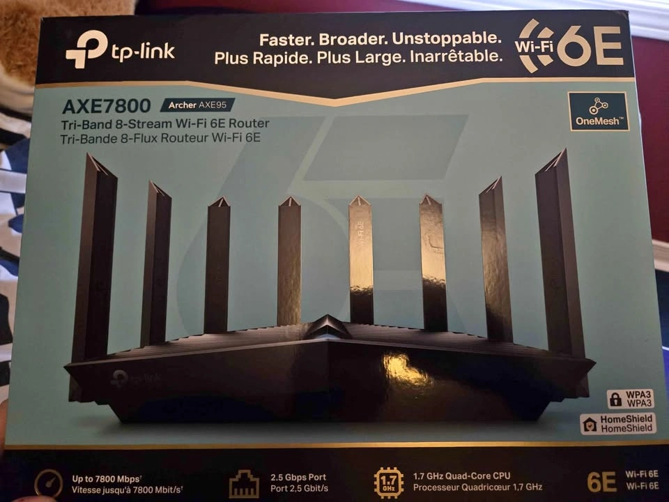TP Link AXE7800 (Archer AXE95) Wifi 6E Router