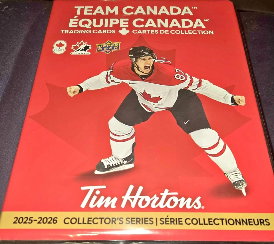 Tim Hortons Team Canada 2025-2026 Hockey Cards