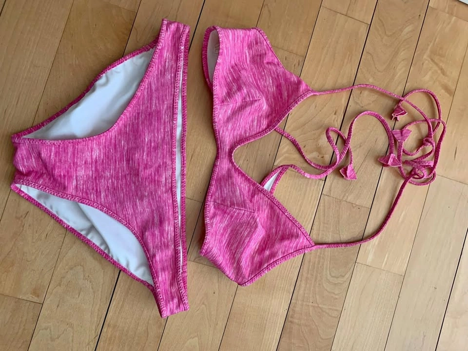 Lululemon Swim Top and Bottom - Rare Pink