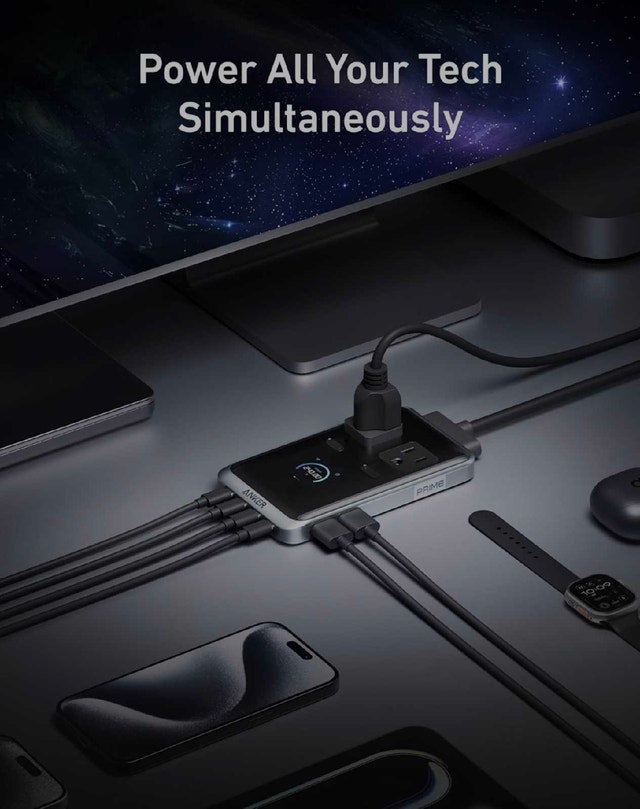 Anker Prime Charging Station, 240W 8-in-1 USB C Power Strip - photo 3