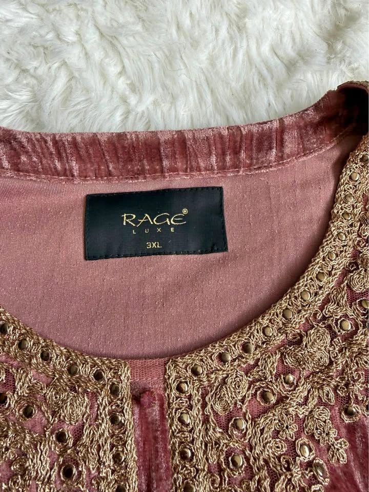 Velvet two piece suit