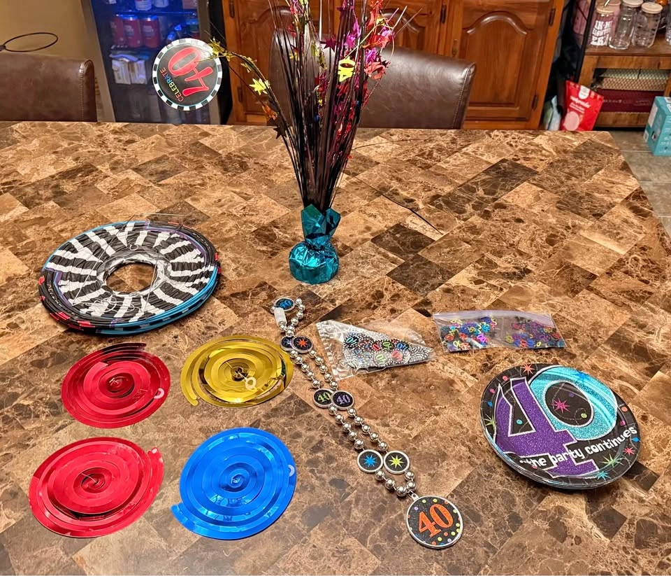40th Birthday Party Decoration Bundle