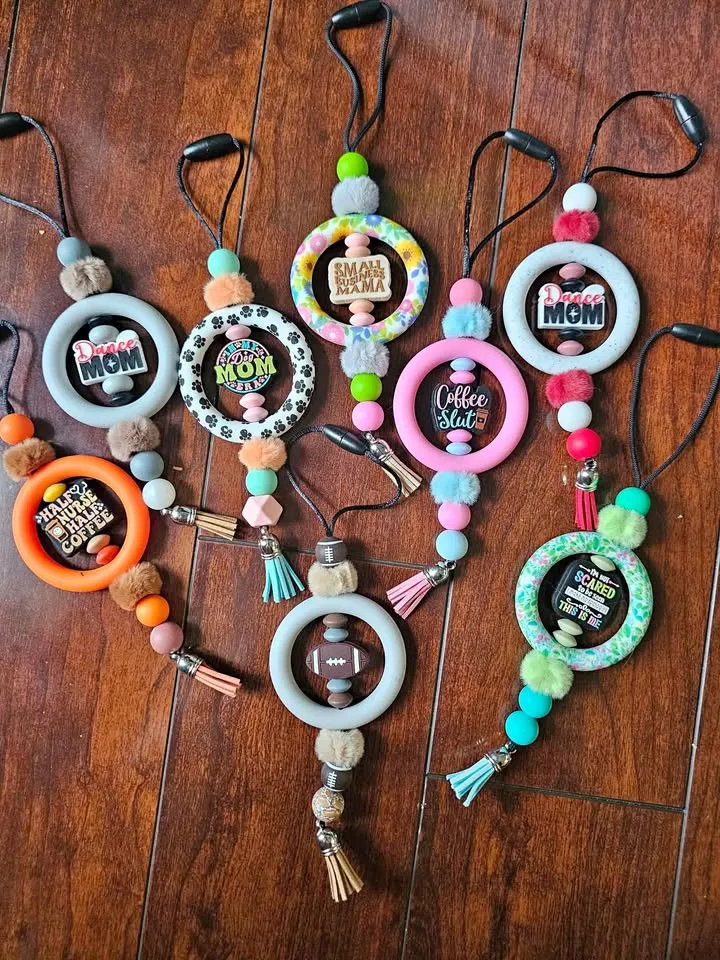 New beaded rearview mirror car charms! thumbnail