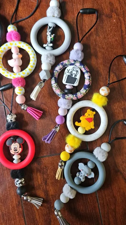 New beaded rearview mirror car charms! image indicator(2)