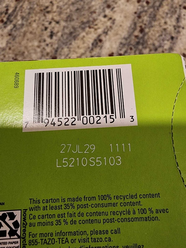 Tazo Zen Green Tea - 2 Used, All Sealed - photo 2