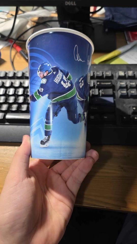 Quinn Hughes Rogers Arena Drinking Cup - photo 2