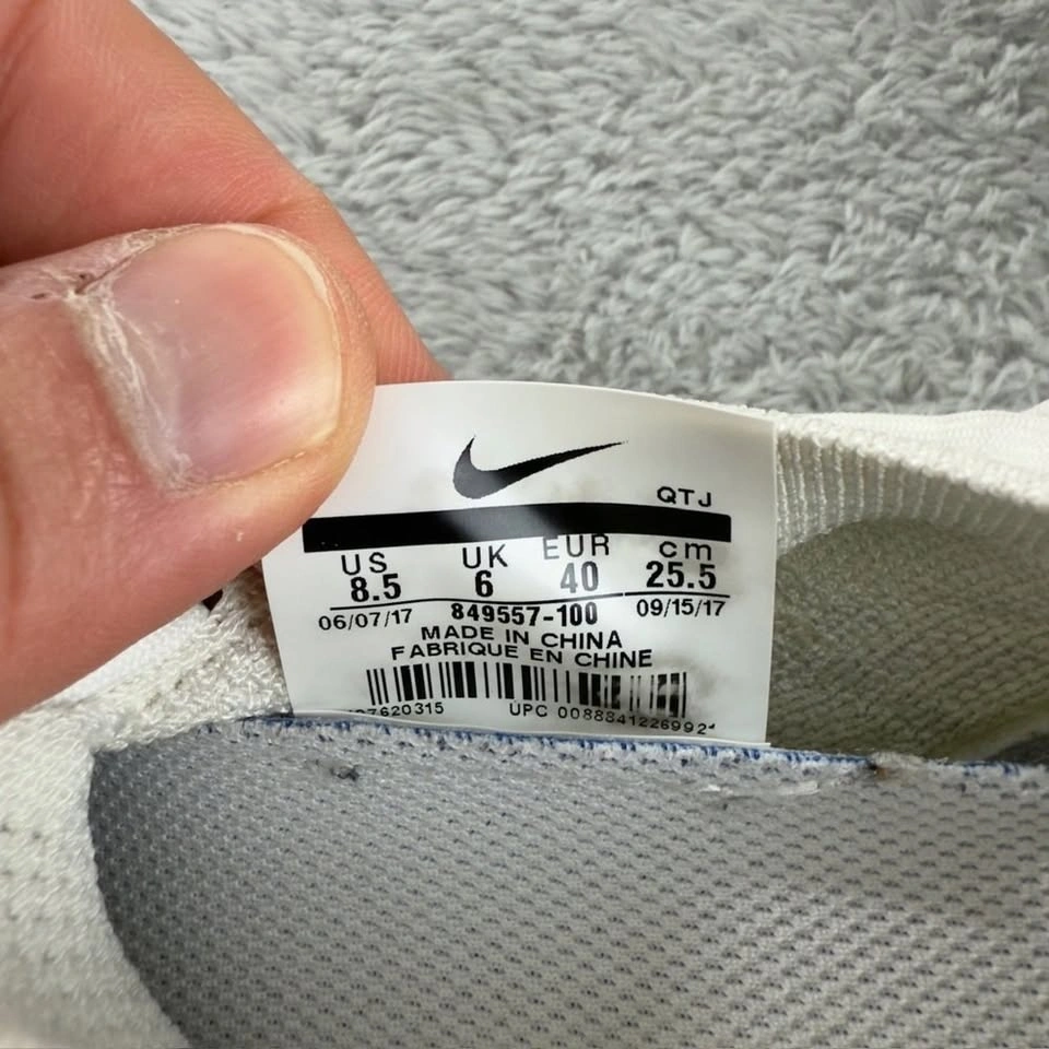 Nike Women's VaporMax Flyknit White - Size 8.5 - photo 2