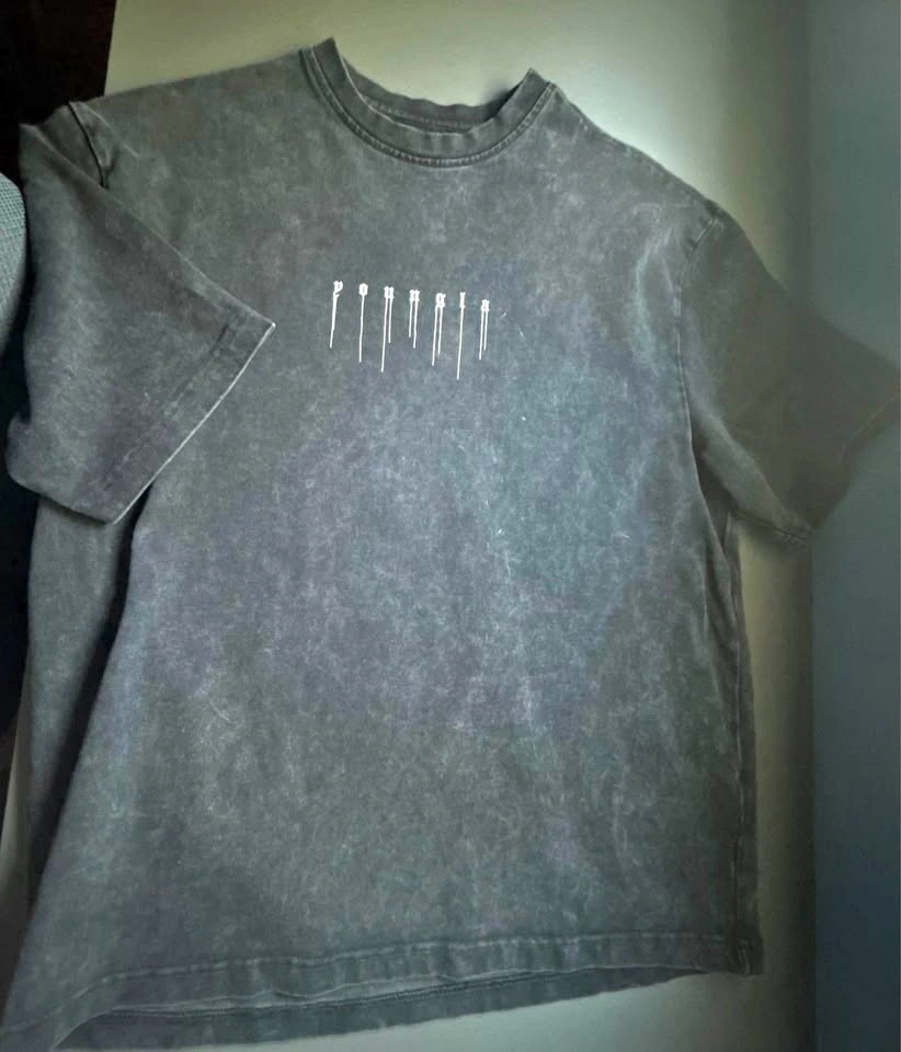 YoungLA Black Crewneck Tee, S