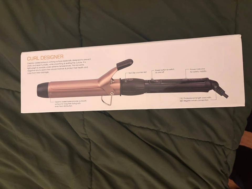 Curling iron (unopened box) - photo 3