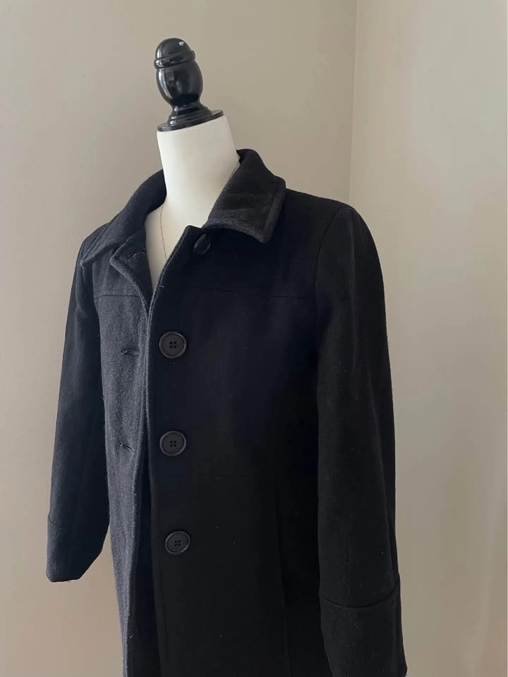 Wool Blend Peacoat / Overcoat - photo 2