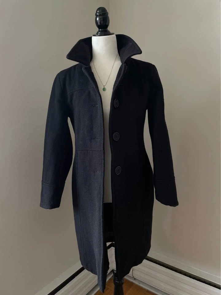 Wool Blend Peacoat / Overcoat - photo 3
