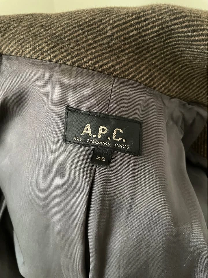APC Japan Wool Fur Coat Petite XS - photo 5