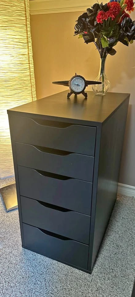 Black IKEA Drawer with Organizer