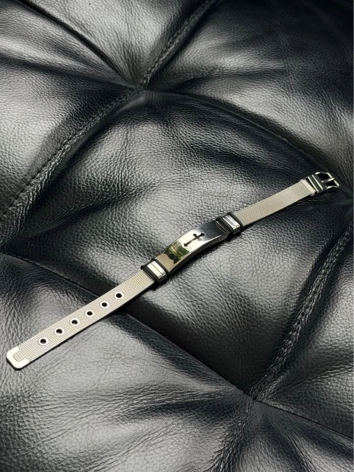 Stainless Steel Cross Bracelet - photo 2