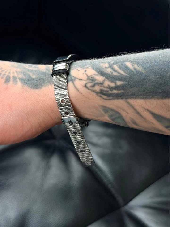Stainless Steel Cross Bracelet - photo 4