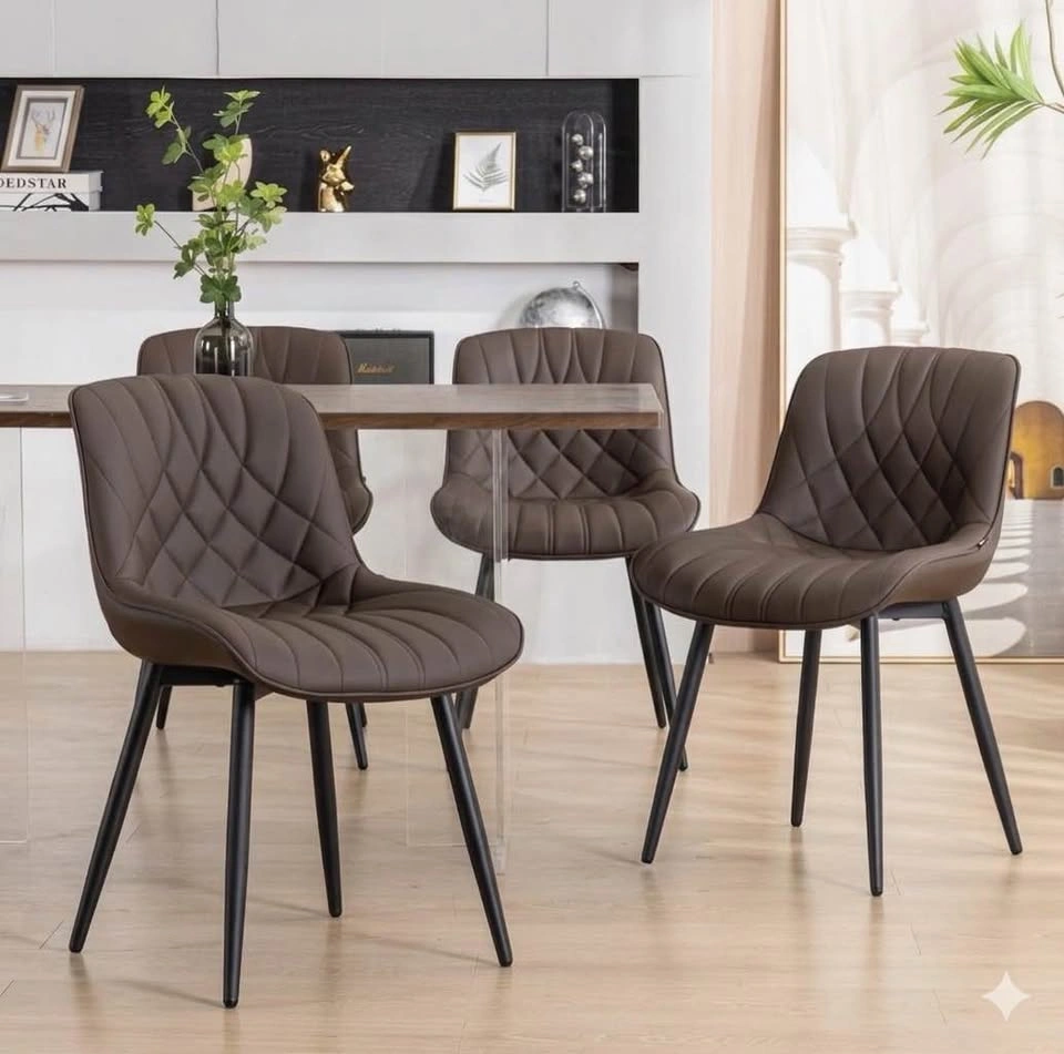 YOUNUOKE Dark Brown Dining Chairs (Set of 4) - photo 3