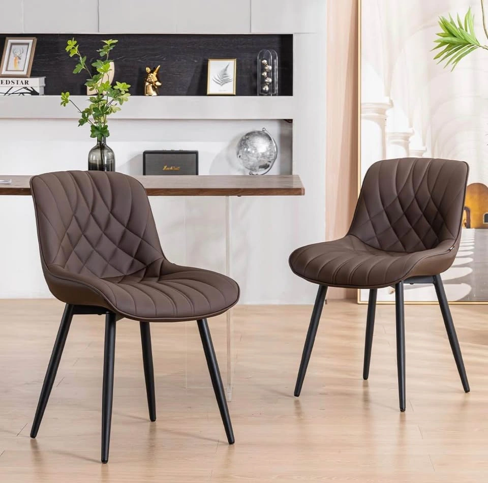 YOUNUOKE Dark Brown Dining Chairs (Set of 4) - photo 4