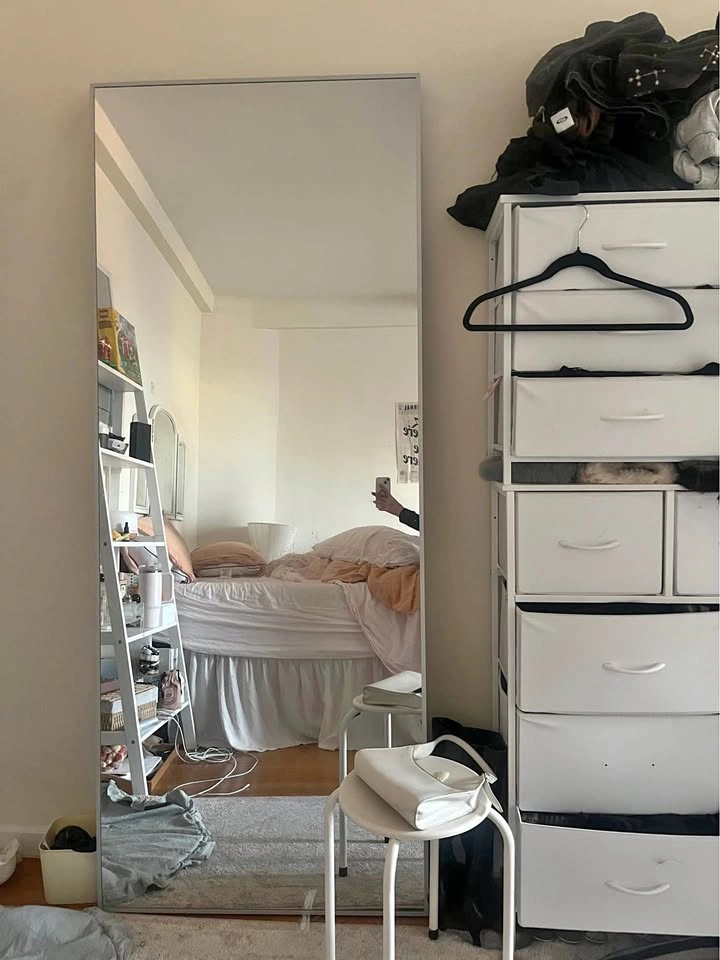 IKEA HOVET Aluminum Full Length Mirror