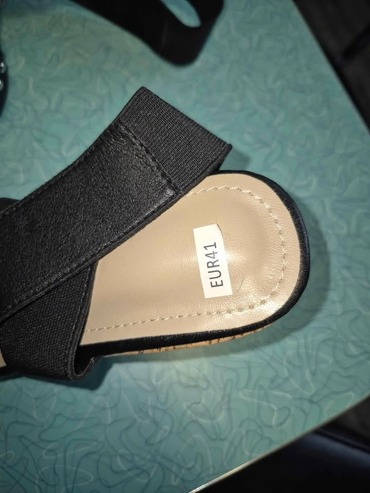 BNIB Strap Wedge Heels, 41/Size 10 - photo 3