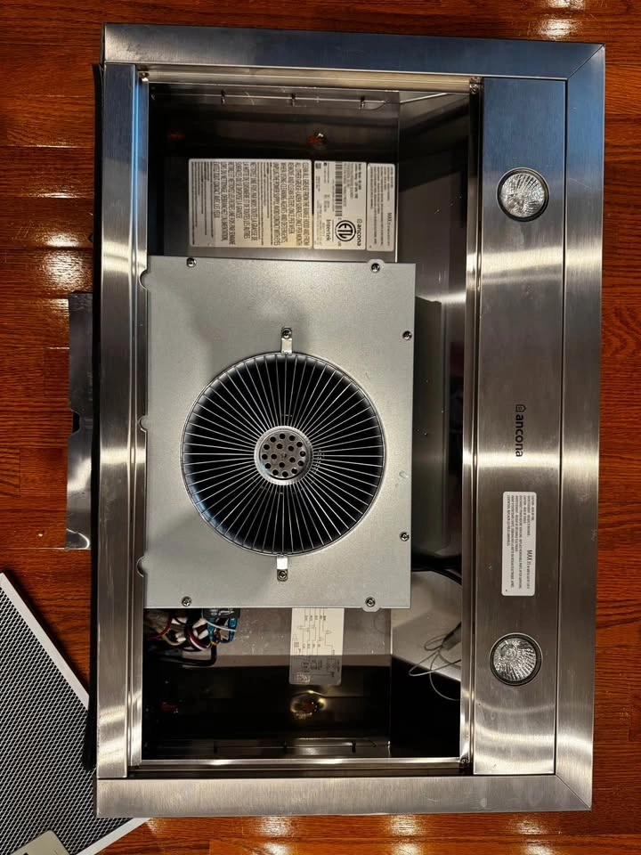 Ancona Stainless Steel Range Hood Insert – Like New - photo 2