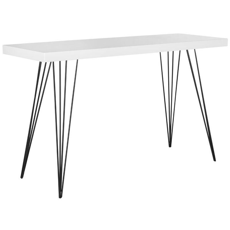 Contemporary White Lacquer Console Table (55") - photo 3