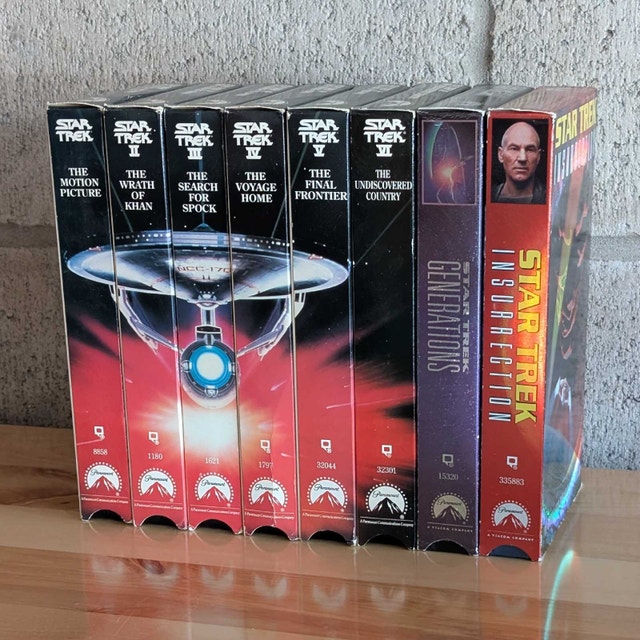 Star Trek VHS Films