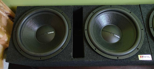DS18 ZR15 Dual 15" Subwoofers in Bbox Enclosures (2x)