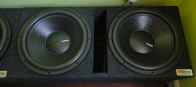 DS18 ZR15 Dual 15" Subwoofers in Bbox Enclosures (2x) - photo 2