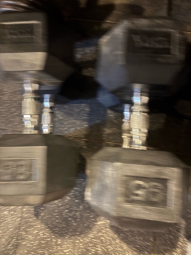 95lbs Dumbbells Rubber Hexbells - photo 2