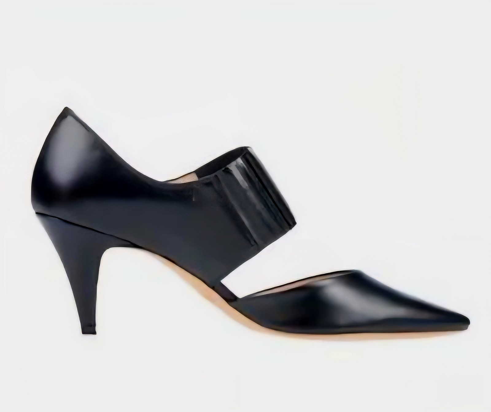 TOD’S Black Leather Mary Jane Pumps 35.5 Italy $675 +tax Retail