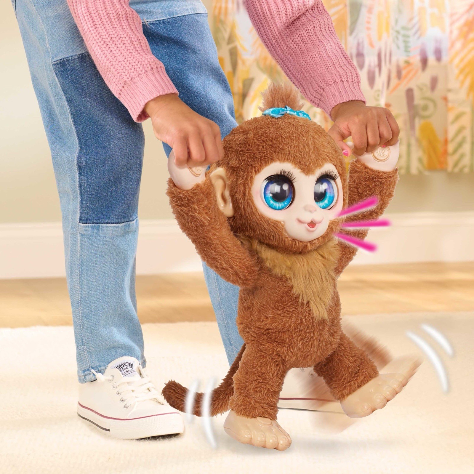 FurReal Peanut The Playful Monkey Interactive Toy Monkey 15" - photo 3