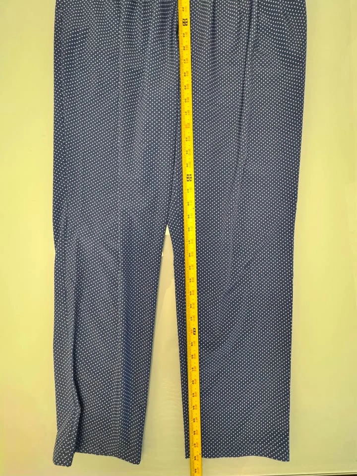 Vintage-Inspired Blue Polka Dot Jumpsuit | Square Lace Neckline - photo 3