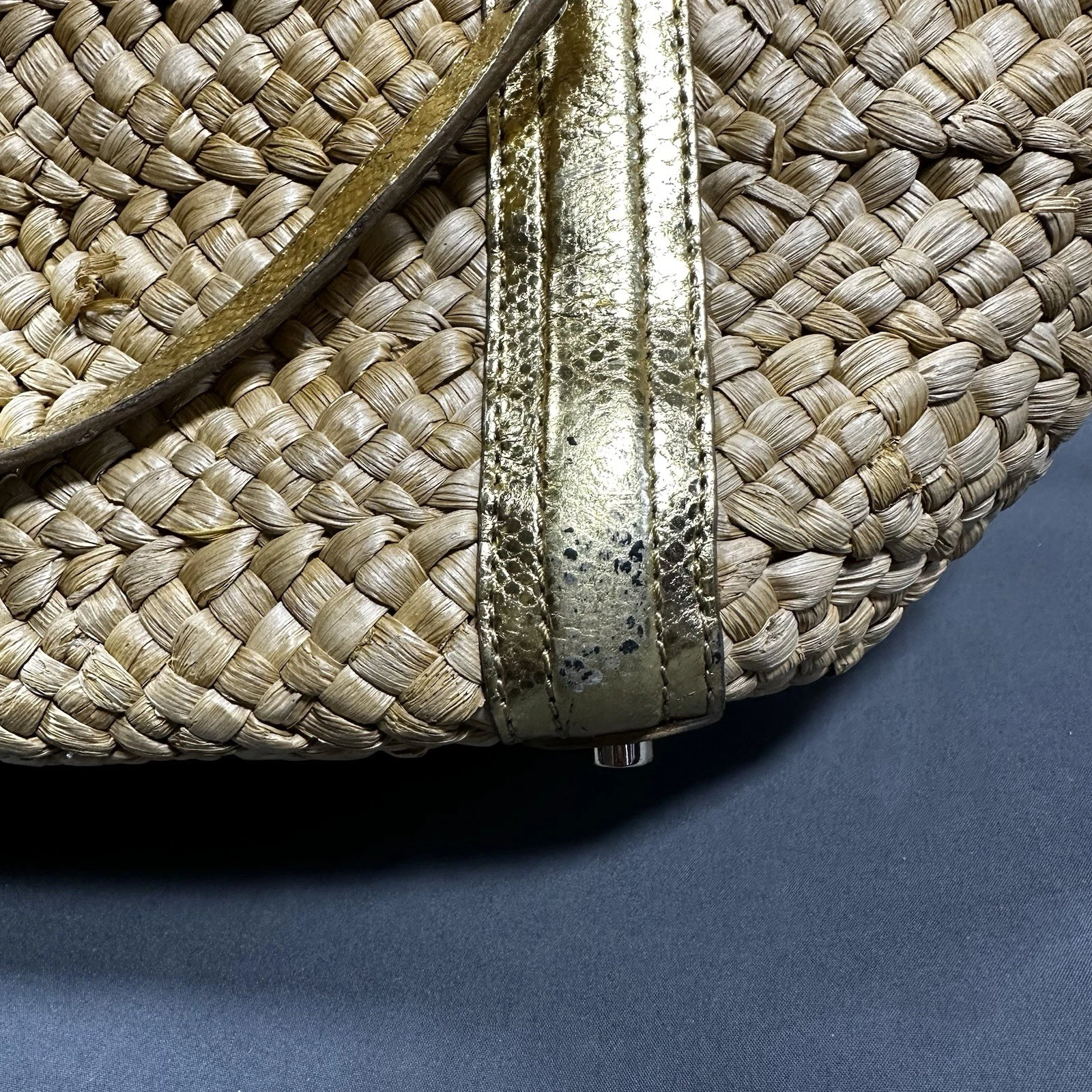 Michael Kors Large Woven Straw Tote Bag - photo 5