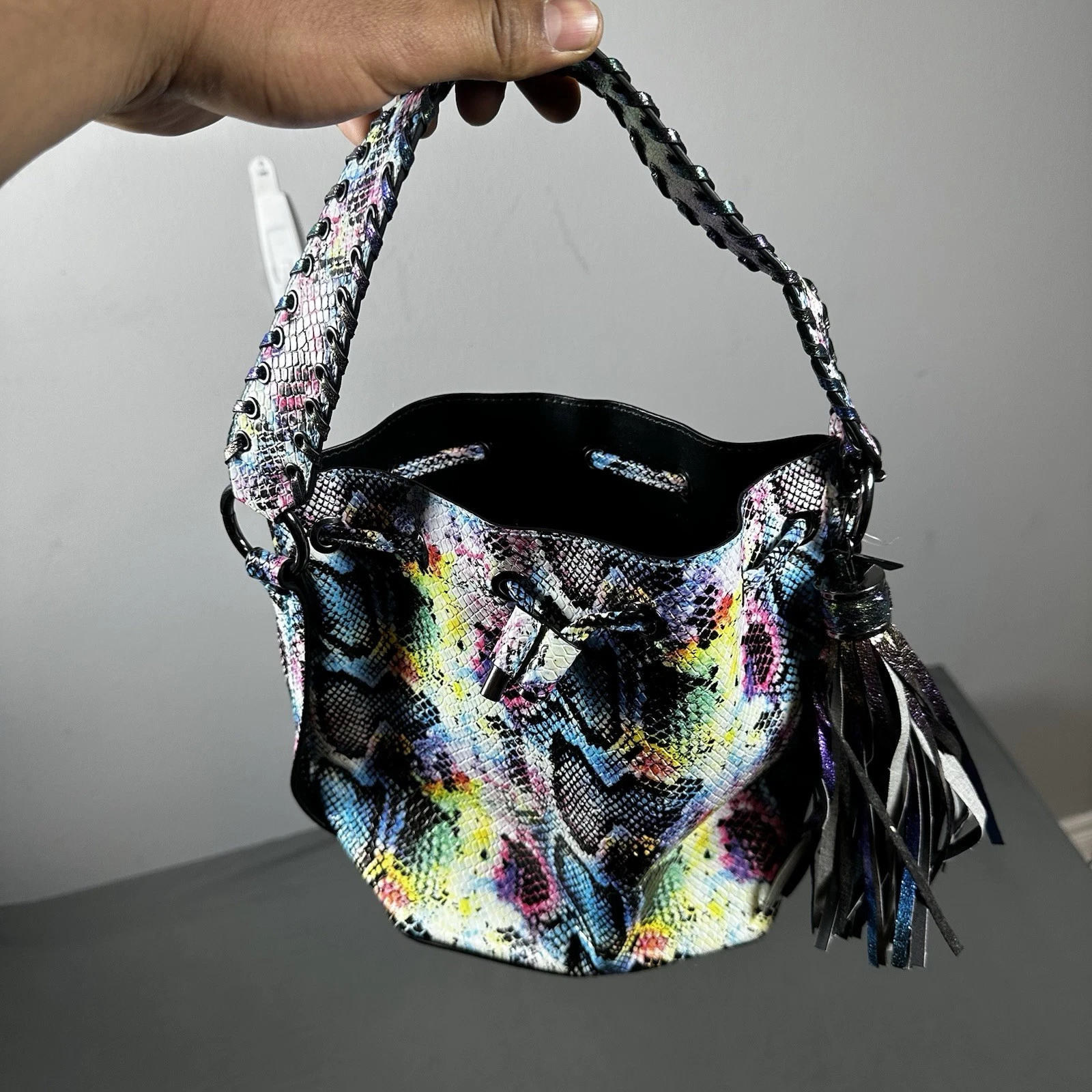 ALDO Dorothy Snakeskin Bucket Bag - photo 5