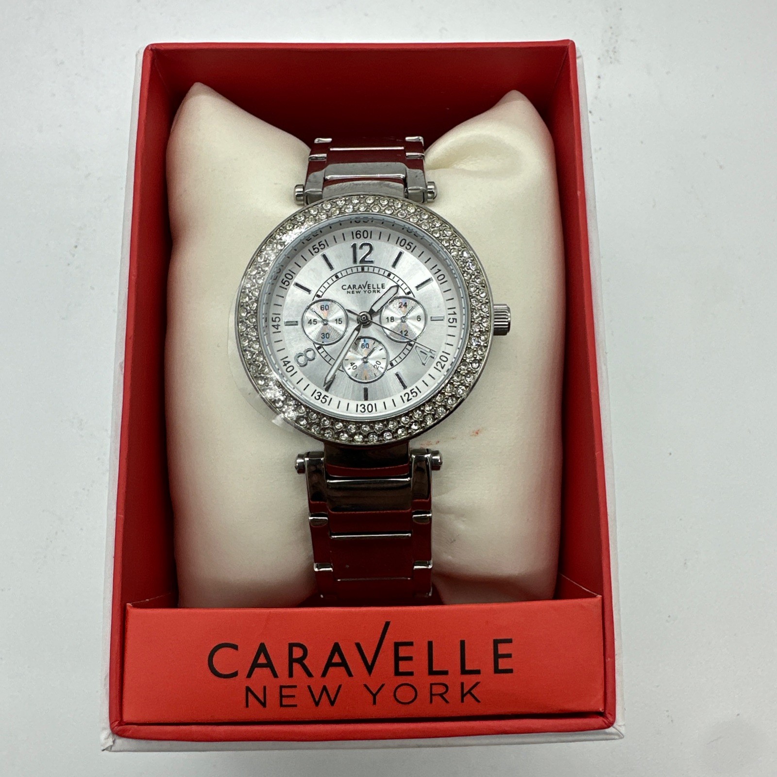Caravelle New York 43L189 Silver Dial Quartz Women's Watch