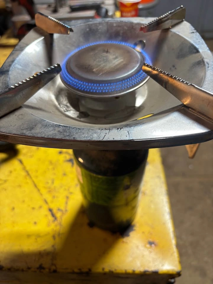 Single burner camp stove with propane tank - photo 3