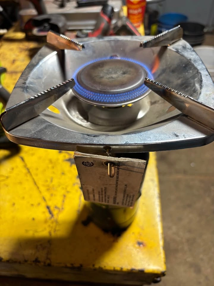 Single burner camp stove with propane tank - photo 5