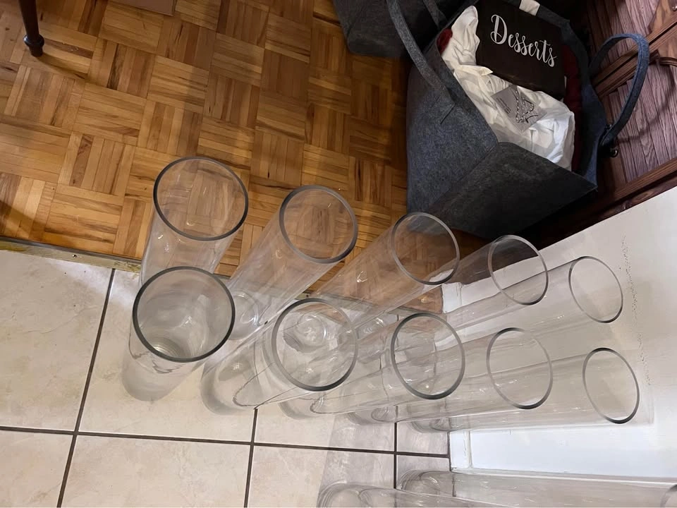 Various size glass vases - photo 2