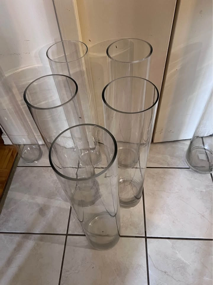 Various size glass vases - photo 3