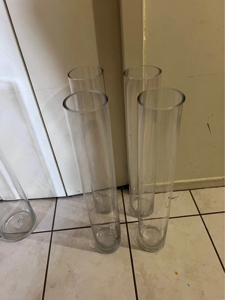 Various size glass vases - photo 4