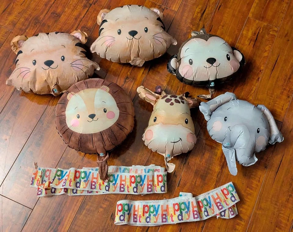 Birthday Balloons and Streamers