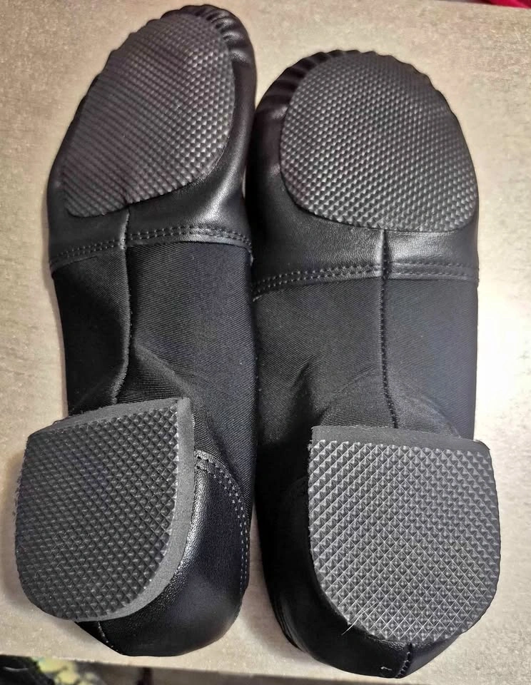 Black Jazz Dance Shoes Size 4 Big Kid