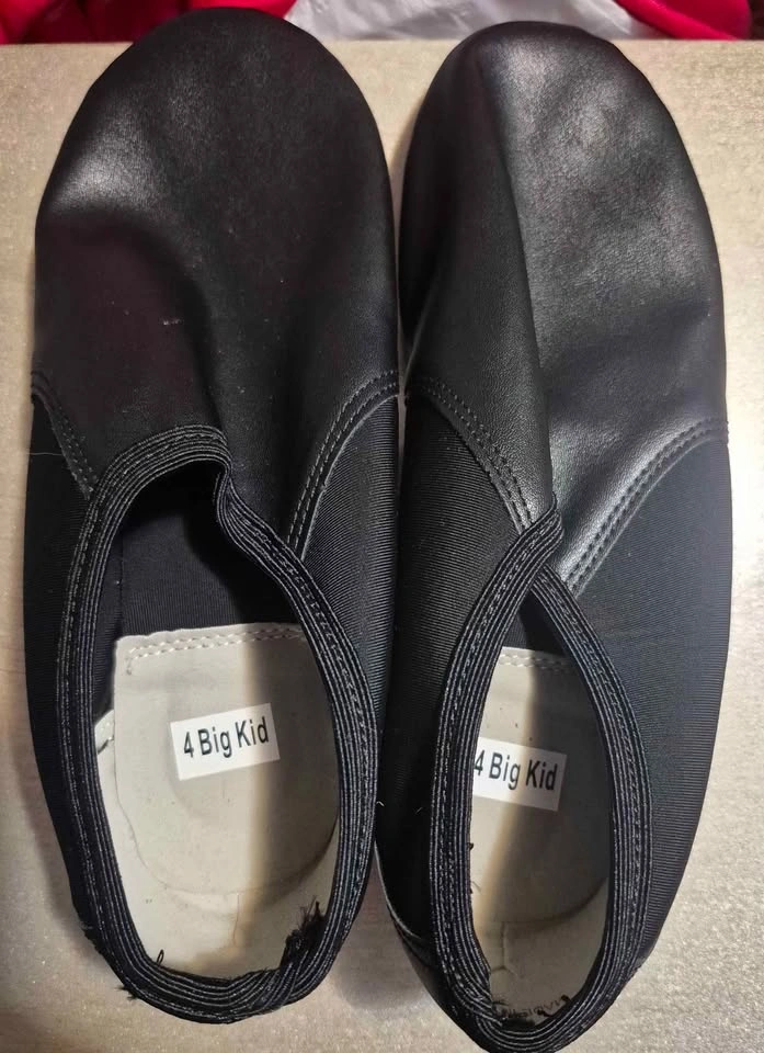 Black Jazz Dance Shoes Size 4 Big Kid - photo 2