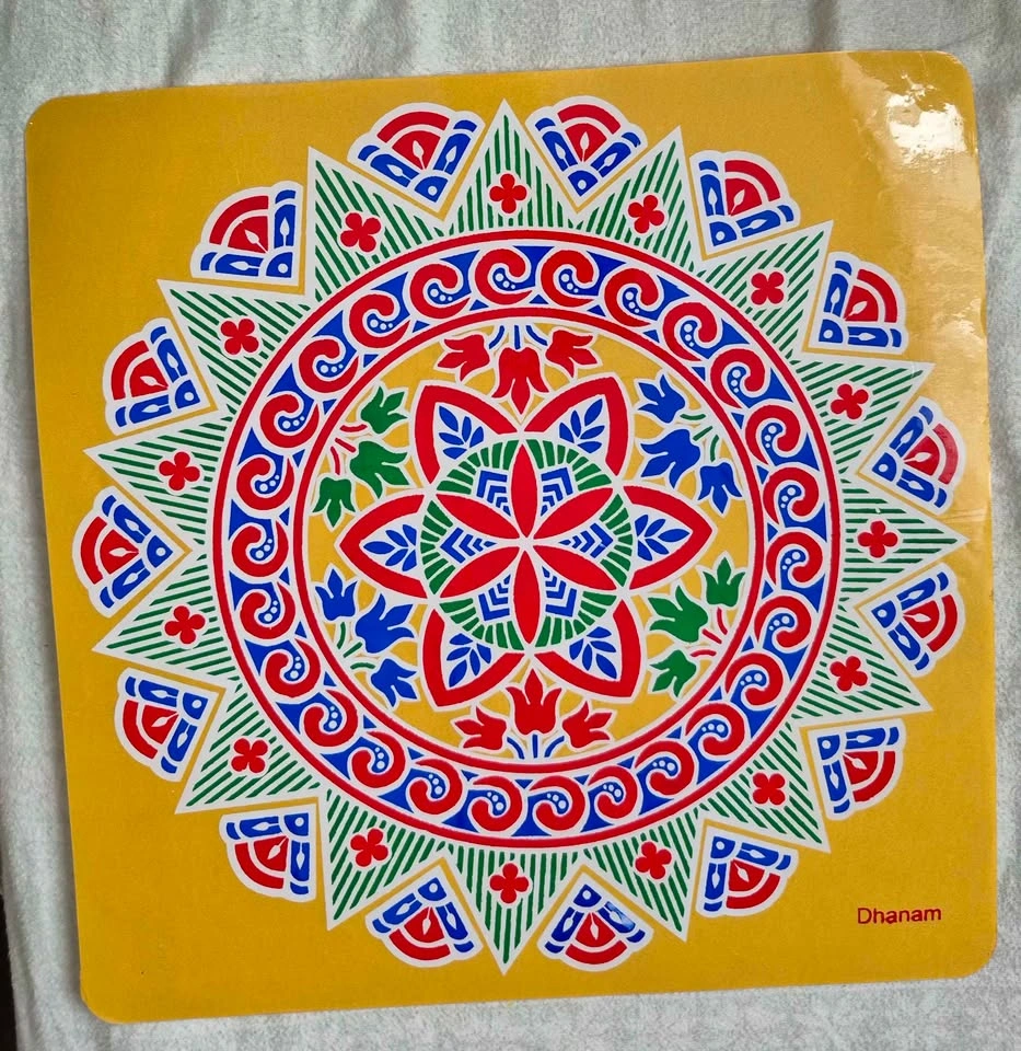Dhanam Decorative Rangoli Stickers - photo 2